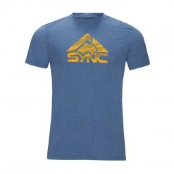 SYNC Performance Men's Logo Tee - Bluebird