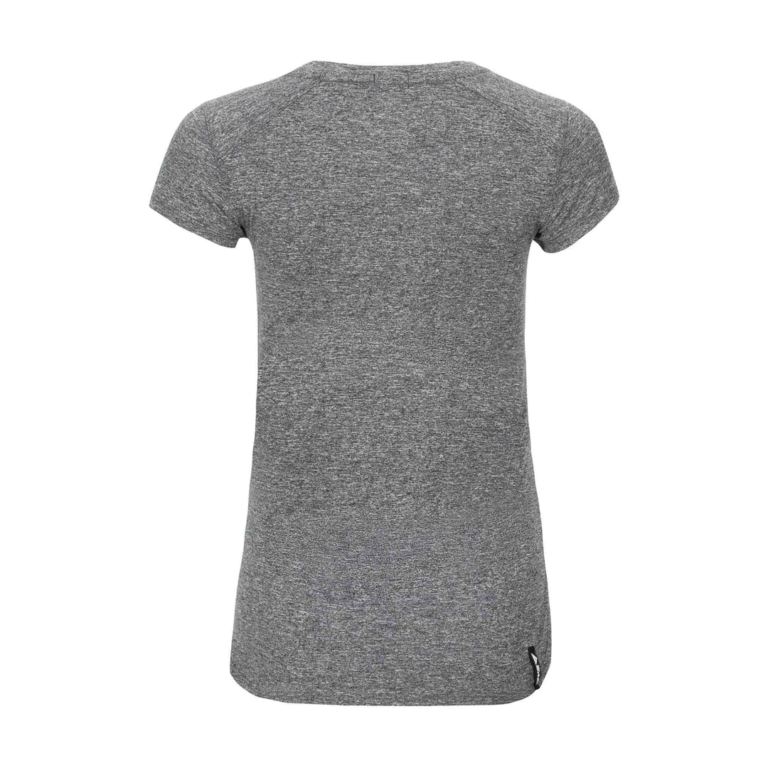 SYNC Performance Women's Deluge Short Sleeve - Grey Heather Training Shorts 2 SYNC Performance Women's Deluge Short Sleeve - Grey Heather Training Shorts