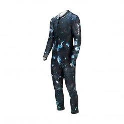 SYNC Performance Ski Race Suits Stellar Adult Race Suit - Black/Turquoise