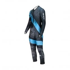 SYNC Performance Tiger Adult Race Suit - Black/Blue Ski Race Suits