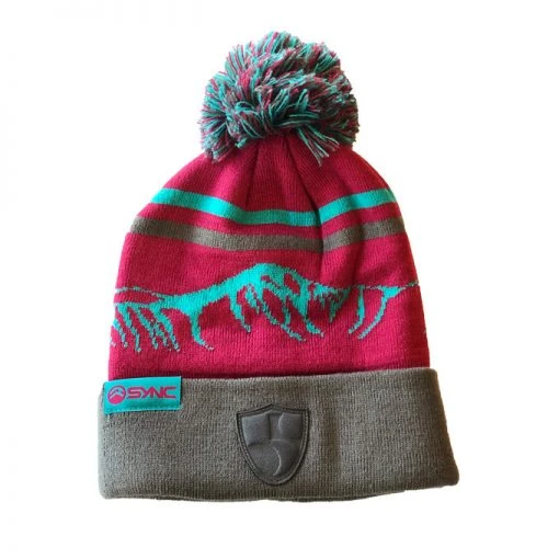 SYNC Performance ACCESSORIES High Fives Foundation Beanie - Boysenberry 4 SYNC Performance ACCESSORIES High Fives Foundation Beanie - Boysenberry