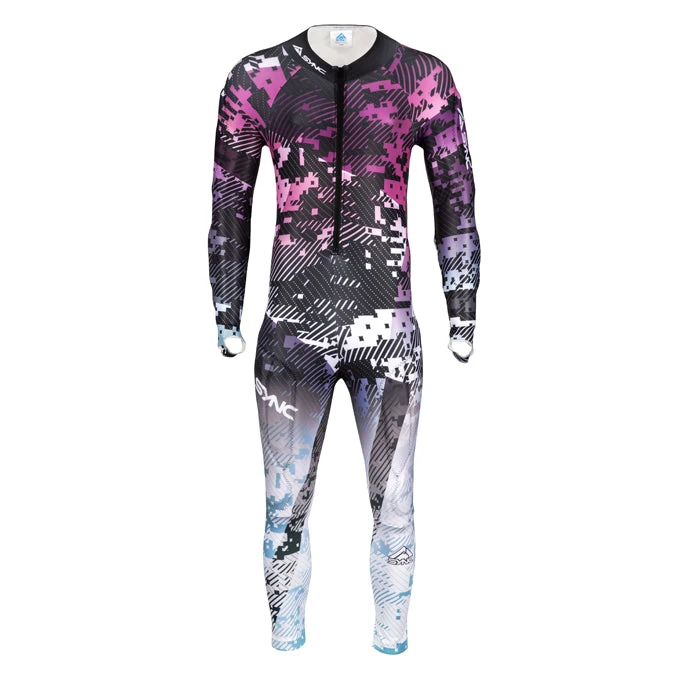 SYNC Performance Ski Race Suits Kellen Kids Race Suit - White 1 SYNC Performance Ski Race Suits Kellen Kids Race Suit - White