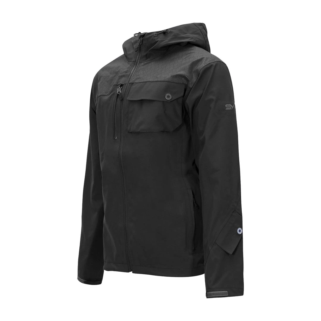 SYNC Performance Men's Uneva Shell Jacket - Black 2 SYNC Performance Men's Uneva Shell Jacket - Black